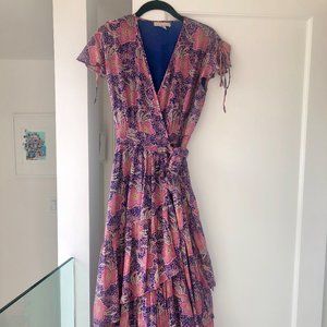 Banjanan printed wrap dress